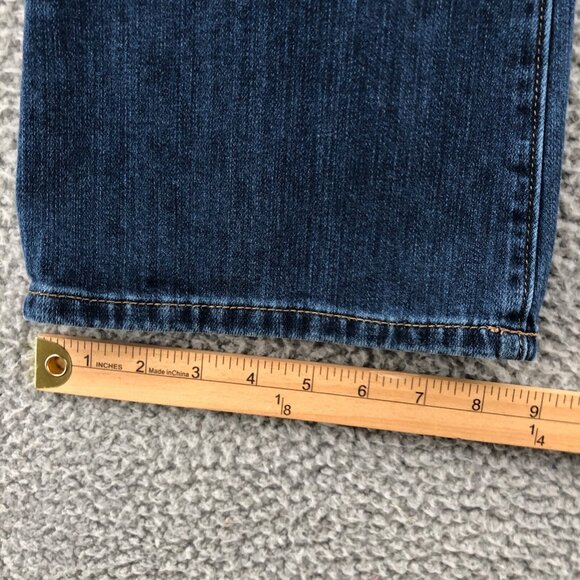 Chicos Jeans Women 00 US 2 Blue Platinum Denim Ultimate Fit Barely Flare Stretch - Picture 11 of 12